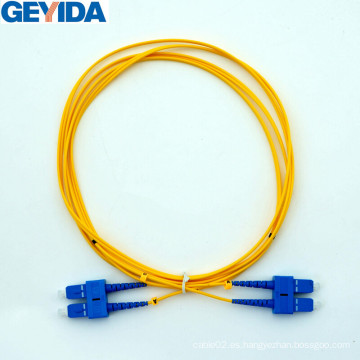 Sc / Upc SC / Upc Duplex Sm Cable de conexión de fibra óptica